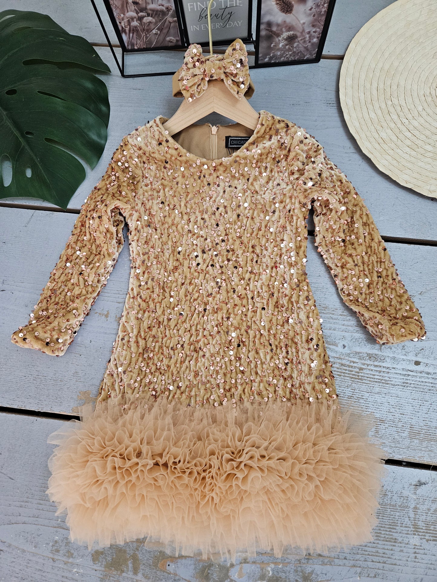 Musthave big glitter ‘shelly’ | goud