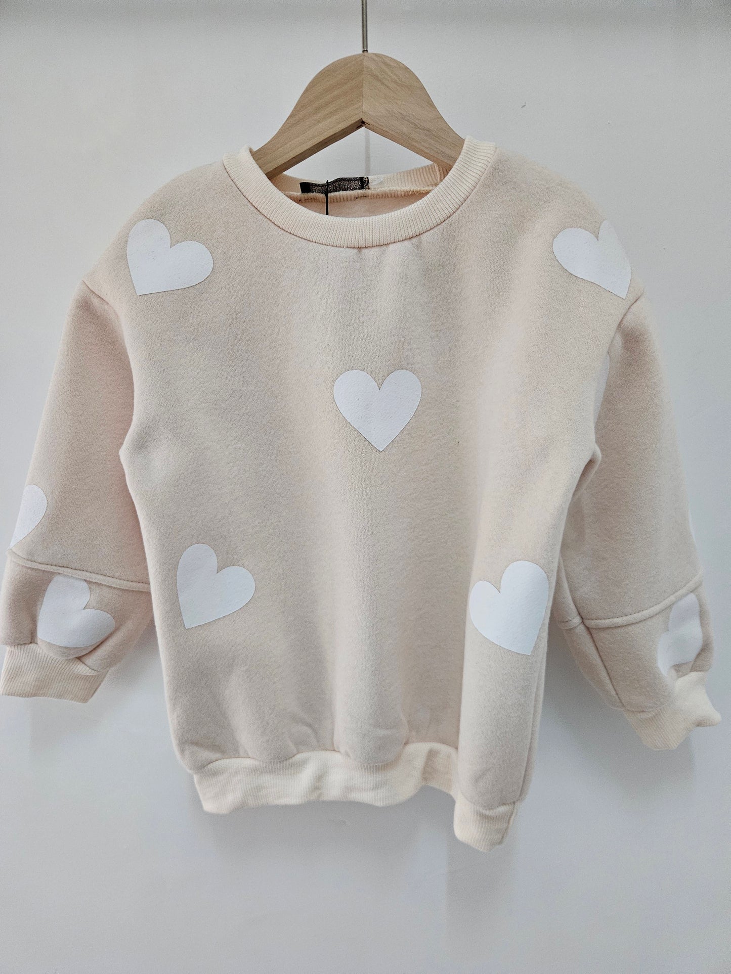 Heart sweater | beige