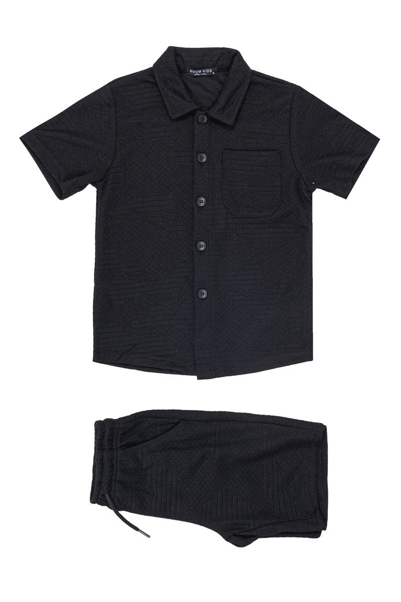 Casuel boys set | zwart