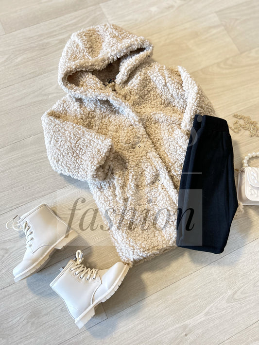 Baby teddy coat | beige