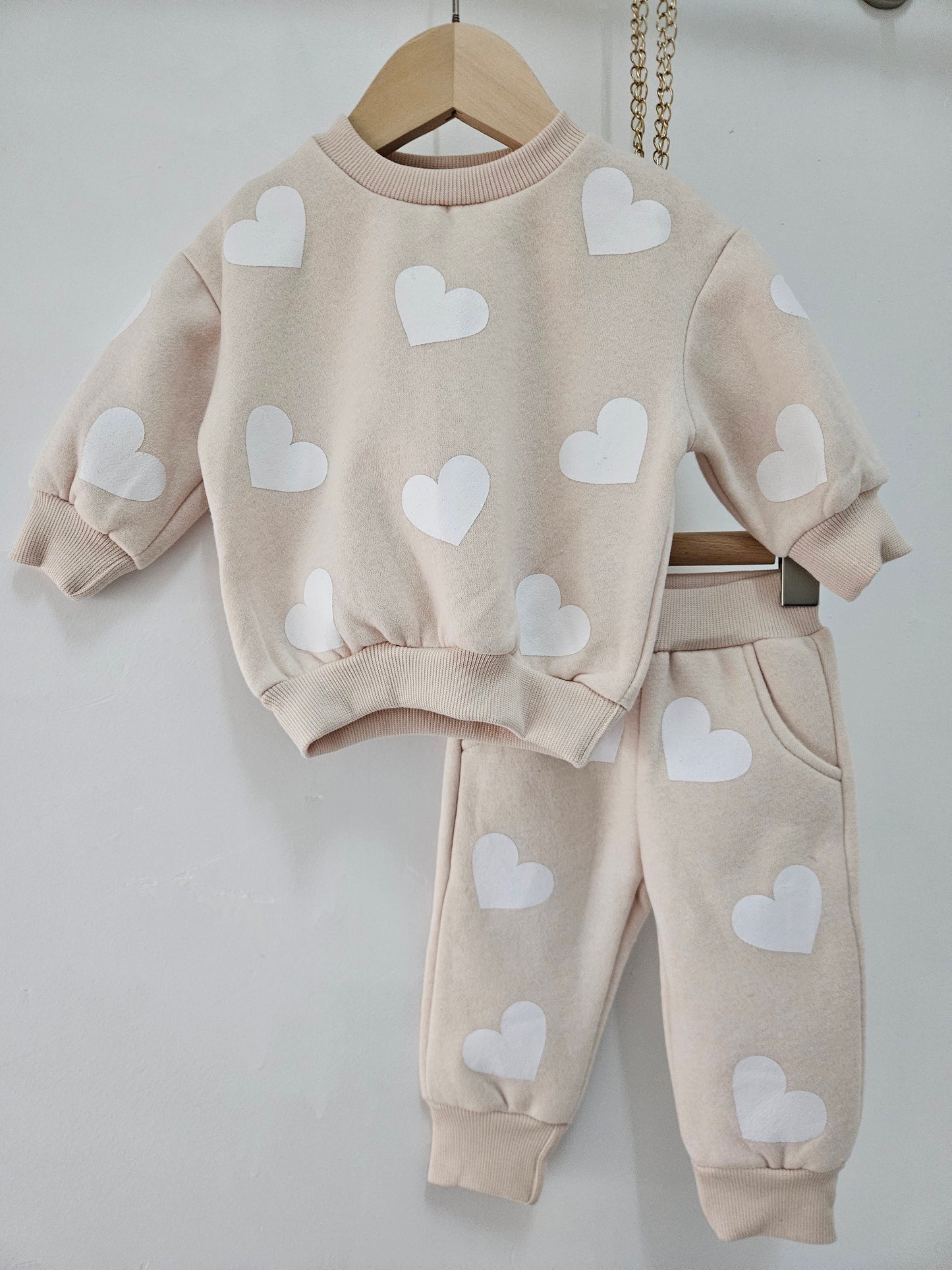 Heart set | beige ( kleine maten )