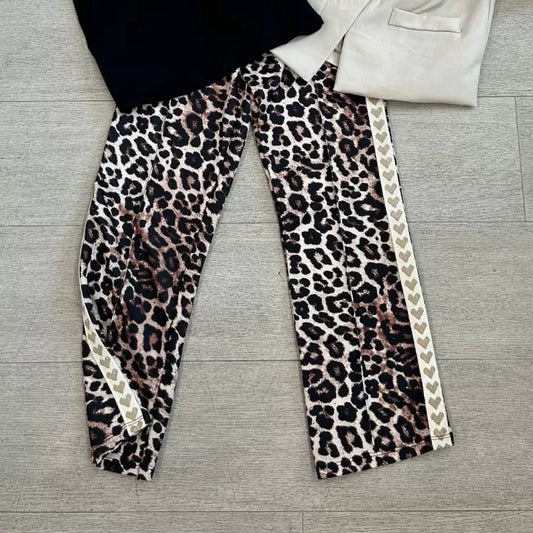 Leopard jogger ‘esmee’ | bruin