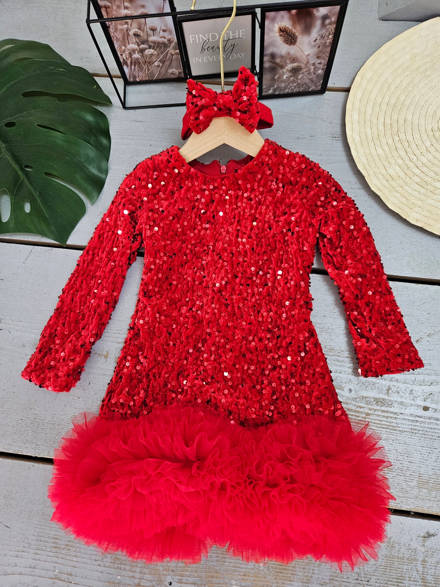 Musthave big glitter ‘shelly’ | rood