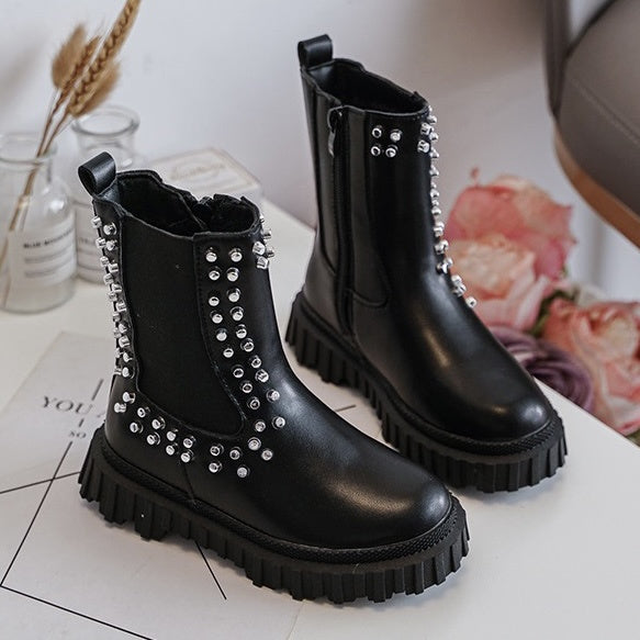 Studded boots | zwart