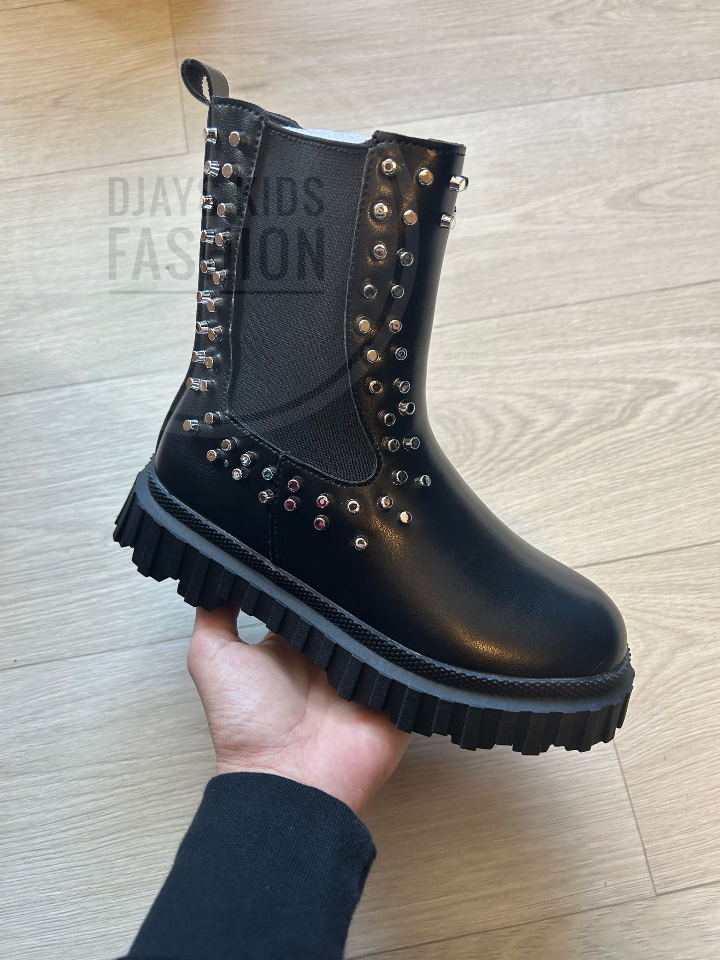 Studded boots | zwart