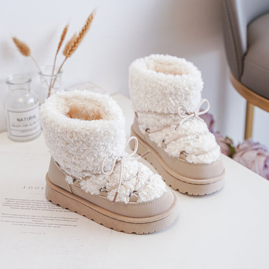 Teddy boots | beige ( tot 41 )