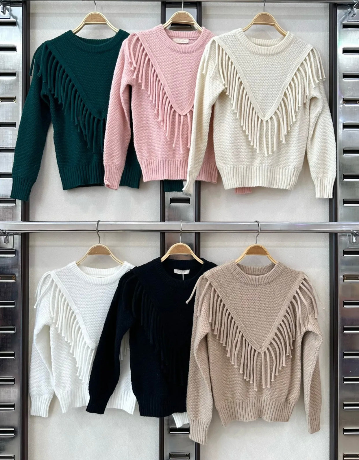 Fringe sweater