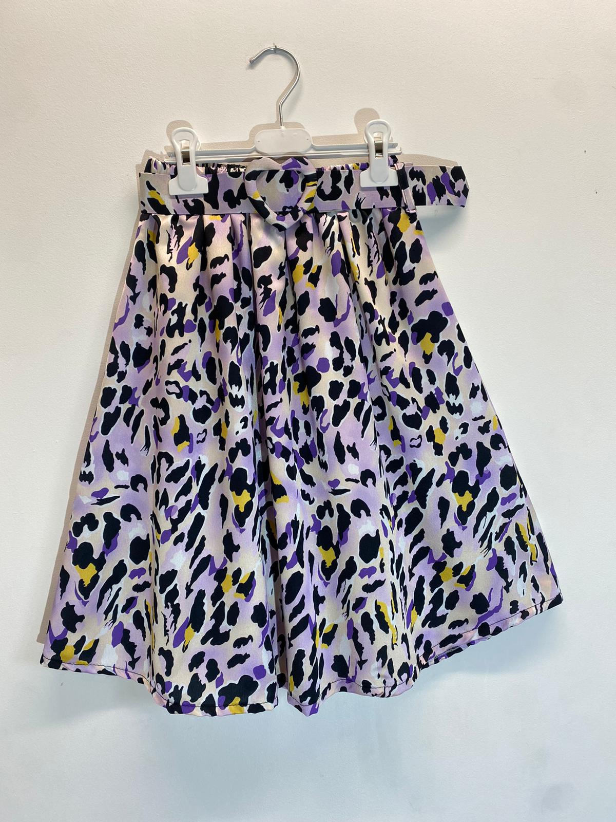 Color leopard rok | lila