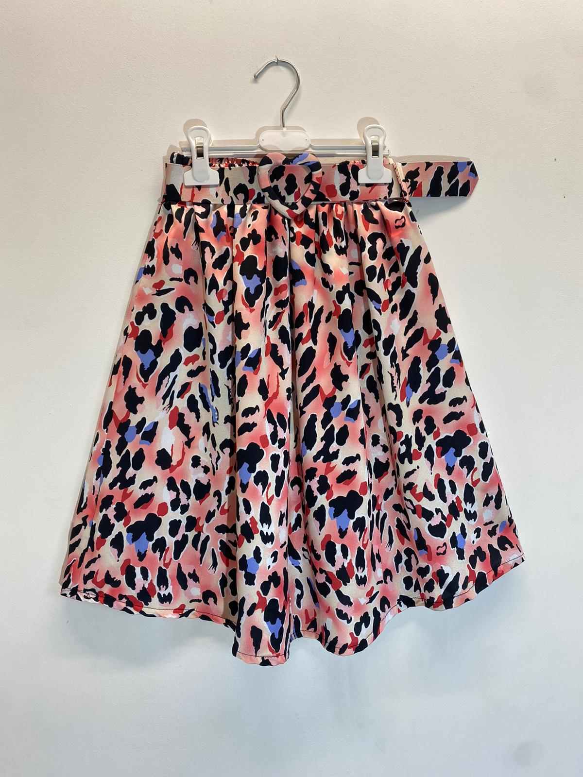 Color leopard rok | Roze