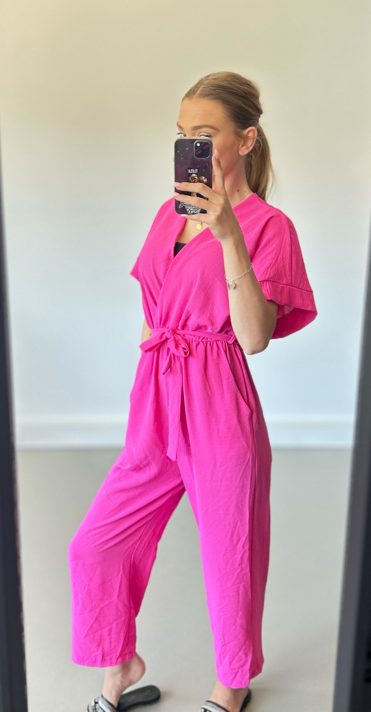 Sarina jumpsuit | Fuchsia