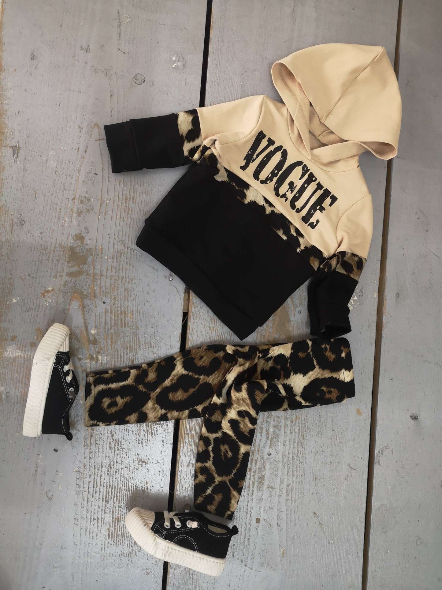 Vogue leopard set | Beige