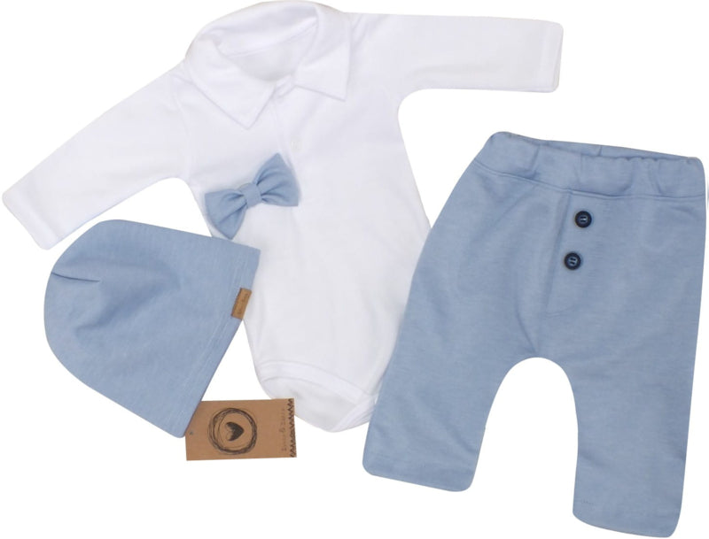 4 delig little men set | Blauw