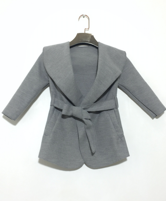 Esmee jacket | zwart & grijs