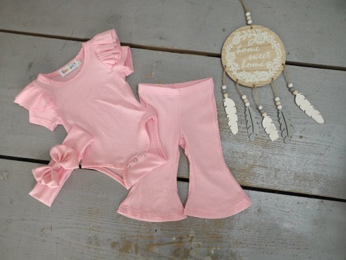 Too cute romper set | Roze