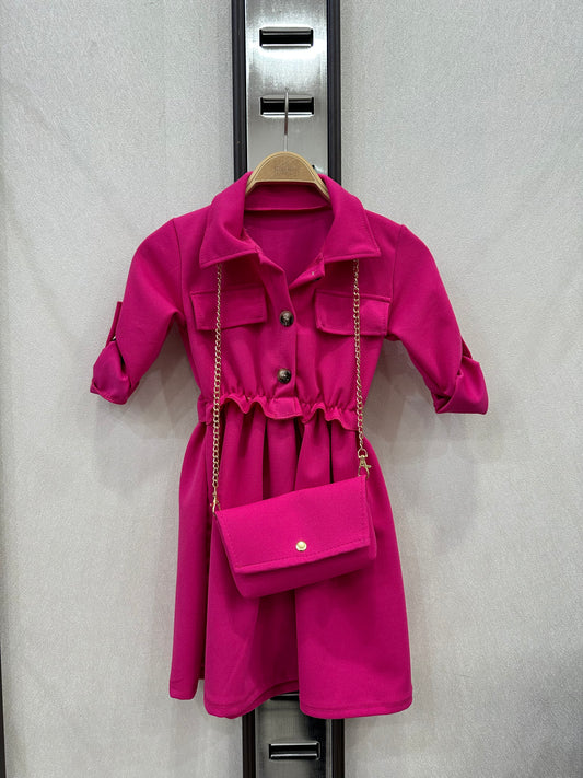 Chloe dress | Fuchsia