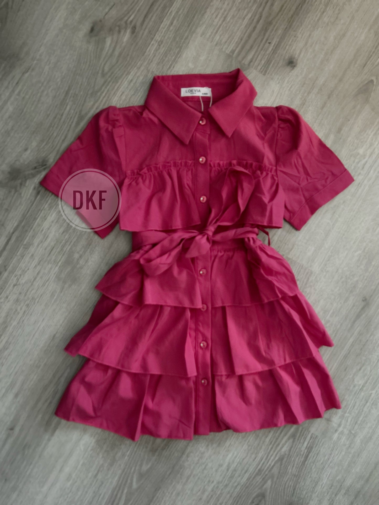 Roos dress | Fuchsia