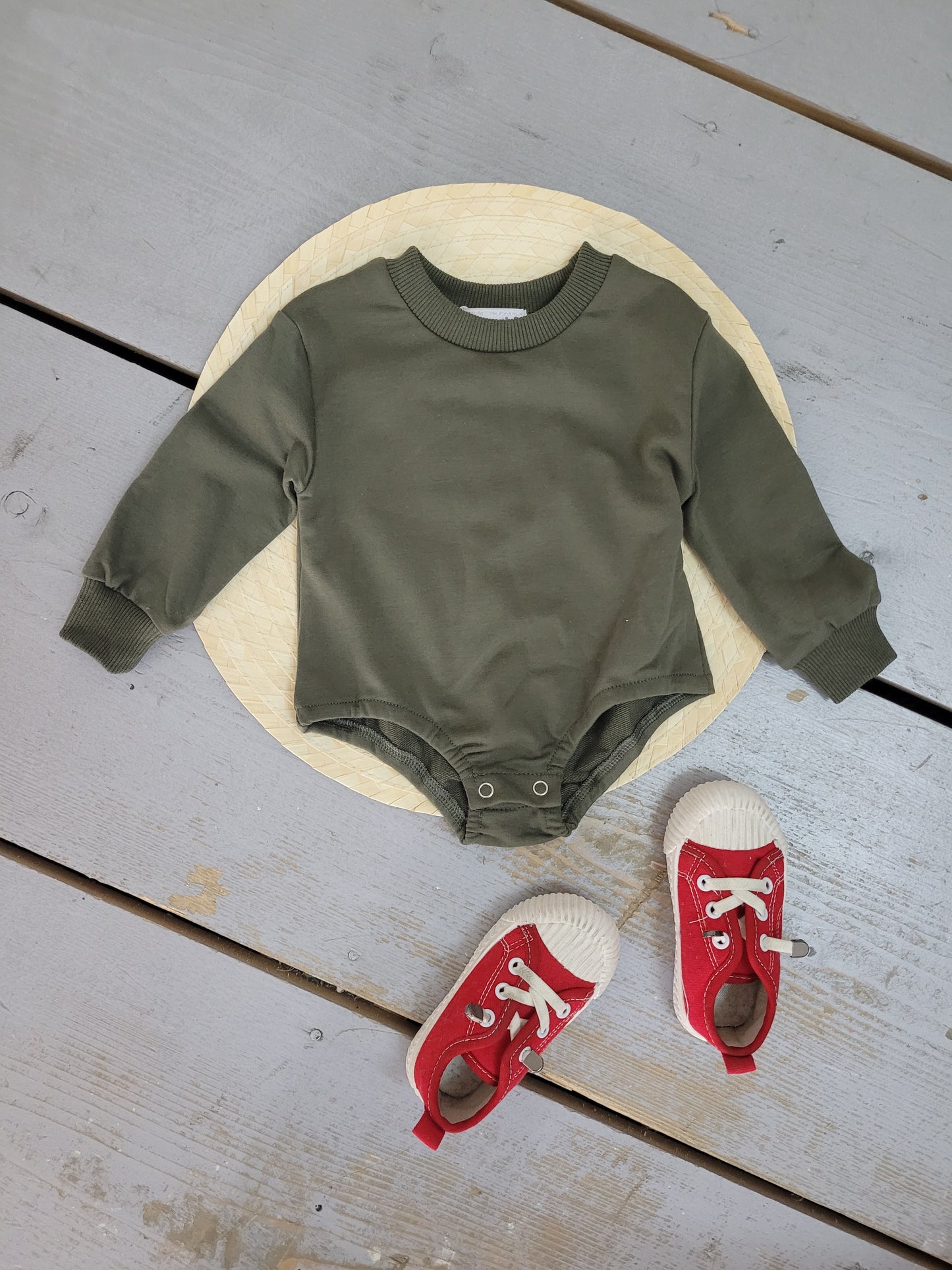 Sweater romper | Khaki