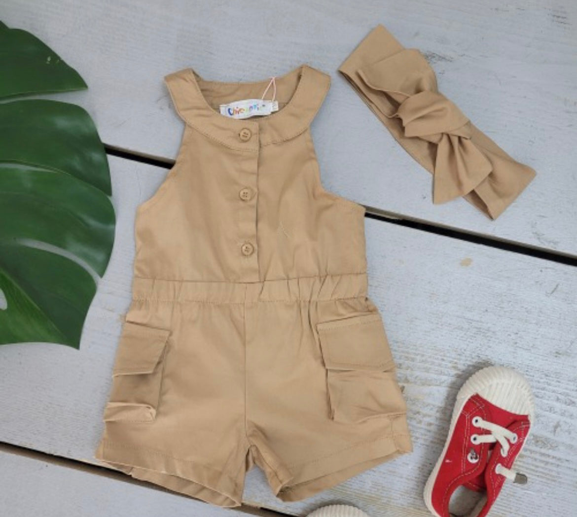 Cool jumpsuit | Camel