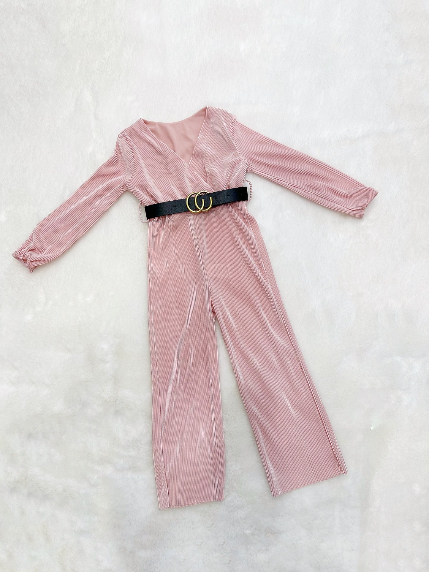 Belt jumpsuit | Roze